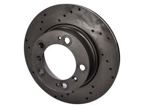 Rotor de disque de frein percé à l'arrière. Porsche 986 Boxster (numéro de pièce d'origine 98635240104) - 98635240104, 24012001761, 09D58011, 92088900, 460152420, P2013V - DDF2023C, DF6338