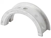 Hauptlagerschale, II. Eine Hälfte. Porsche 356 B Carrera GS/GT - 58710113200