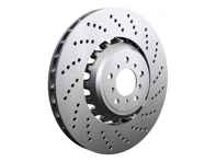 Disque de frein avant percé. FORMULE Z. Porsche 970 Panamera Turbo - 298615301C, 298615302C, 97035140500, 97035140600 - 460.1584.70, 460.1585.70
