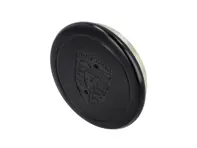 Tapacubos "Fuchs" con escudo en relieve en metal negro para Porsche - 91136103228, 911 361 032 28