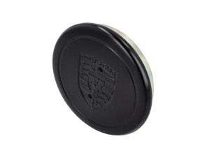 Radkappe "Fuchs" Schwarzes Metall geprägtes Wappen Für Porsche - 91136103228, 911 361 032 28