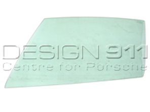 Door window glass, Green Tint. Porsche 911 68-89 / 964 COUPE - 90154210235, 90154210135