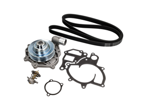 Kit pompa acqua, cinghia e termostato. Porsche 996 Turbo / 996 GT3 - 99610601175, 99610601172, 99610601173, 99610601174, 99610601177, 99610601176