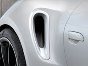 Lufteinlässe im hinteren Seitenteil. Porsche 992 Turbo/S - 992044825