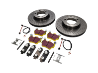 Remschijvenpakket Sport EBC Remblokken Porsche 997 C4S 3.8L - DP42029R, 99635140X01BRE, 95535296000, 99635108802, 99761267701, 99735193905, 99735193906, 99735193908, 99735193907, 1663100877, 1663100887, 99635140500, 99635140501, 99635140502, 99635140600, 99635140601, 99635140602, 09C88011, 1163750210, 9963510880, 99761267700, 99661234700, 99761267790, 99761267791, 99761234700