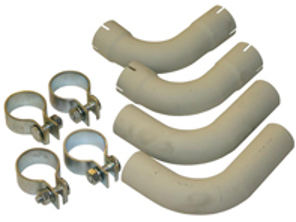 Auspuffrohr und Schelle. Porsche 356A - 61611100500, 92.302, 92302, 1620701410 - 92.302, 1620701410