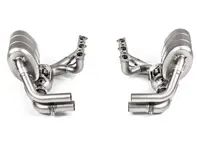 Akrapovic Evolution Header-Set (Titan). Porsche 991.2 GT3 RS / Speedster 2019>> mit OPF/GPF-Filter - 9GT254400B, 9GT254400E, 9GT254450B, 9GT254450E