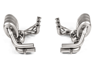 Akrapovic Evolution Header-Set (Titan). Porsche 991.2 GT3 RS / Speedster 2019>> mit OPF/GPF-Filter - 9GT254400B, 9GT254400E, 9GT254450B, 9GT254450E