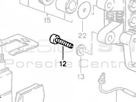 Tornillos de fijación de la pinza de freno Porsche 964 Turbo - 90008214501, 90008207702