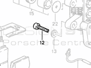 Tornillos de fijación de la pinza de freno Porsche 964 Turbo - 90008214501, 90008207702