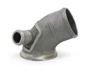 Intercooler pressure pipe. Porsche 955 Cayenne Turbo S - 95511036801, 95511036800