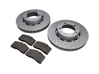 REAR Brake Pads and Brake Disc Package Porsche 993 Turbo Brembo - 99335204500, 99335204600, 99335193905, 99335204500BRE, 99335204600BRE, 99335193905BRE, 99635208602, 99361236502, 90026904701