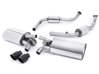 Milltek Sportuitlaatsysteem Resonated (Stiller). Porsche 987 Gen2 Boxster S / Cayman S - 98711311731, 98711311732, 98711313131, 98711313132, 98711311831, 98711311832, 98711313231, 98711313232, 98711351130, 98711351131, 987113511BX, 987113511DX, 98711351230, 98711351231, 987113512BX, 987113512DX - SSXPO117