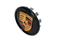 Wheel cap in Jet Black Metallic. Porsche Taycan / 971.2 Panamera - 9J1601151AC9X, 9J1601151A