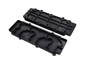 Cubierta del motor del árbol de levas - Aleación inferior en negro Porsche 911 1968-89 - 93010511600, 93010511605, 93010511601, 93010511602, 93010511603, 93010511604