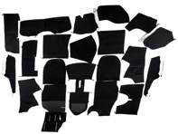 Complete interior carpet set for Porsche 911 74-84 Coupe RHD