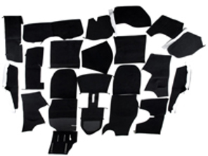 Moquette intérieure complète pour Porsche 911 74-84 Coupé RHD