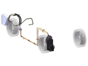 Complete oil cooler kit. Porsche 911 65-71 - 0220000, 0200011