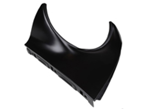 Section de réparation du triangle d'aile avant sous le phare. Porsche 911 1968-73 - 90150303223GRV, 90150303123GRV, 90150303123, 1680350870, 90150303223, 1680350880, 90150303122, 90150303122GRV, 90150303222, 90150303222GRV - 1680350870, 1680350880