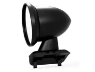 Aluminium bullet mirror - Flag mount, in Satin Black. Porsche 911 1975-1988 - 91173101310, 91173101410, 96473190101, 96473190100, 90173111100 - BulletDriveBlack_FLAG, BulletPairBlack_FLAG