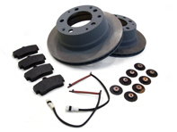 Front Brake pads and brake disc package. Porsche 944 Turbo S M758 Zimmermann - 92835104361, 92835104461, 99335193905, 94461236502, 95135108904
