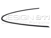 Rear 1/4 Glass Moulding Metal Black. Porsche 911 - 9115434190270K, 9115434200270K
