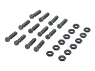 Kipphebel-Einsteller und Sicherungsmuttern-Set. Porsche 911 1965-89 / 964 / 914 - 90110537002, 99903400500