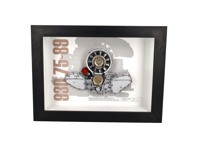 Recorte del modelo del motor 930 de Porsche Art - Caja enmarcada a escala 1:4 - BFEN93075