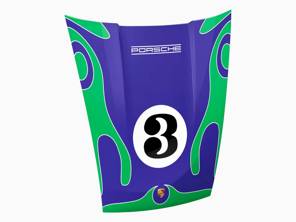 911 Motorhaube Wandkunst - Martini Racing Psychedelic