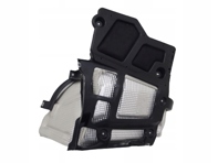 Soporte paragolpes trasero con protección térmica. Porsche 970 Panamera >>2013 - 97050563202, 97050563102