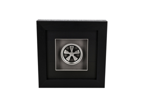 Handmade 1:8 Scale Fuchs 15' Wheel Model – Silver - Hand Assembled & Box Framed - 90136101204, 91136102000, 91136101690 - BF WH FUCHS 15