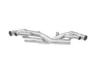 Sports exhaust muffler straight pipe Porsche 992 Carrera and Turbo with standard exhaust system - TSPO992C19.000.AT