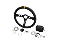 Kit Volante Momo MOD.07 Pelle Nera Porsche 986/993 - 96465210400, 92861222000 - M11111811312L