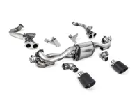 Système d'échappement sport Milltek avec by-pass GPF/OPF et sorties d'échappement JET-115 en carbone. Porsche 718 Boxster / Cayman 2020>> - 982251053E, 982251053K, 982251053F, 982251053H, 982251053D, 982251053G, 982254351B, 982254351L, 982254351AA, 982254351P, 982254351R, 982254350B, 982254350L, 982254350AA, 982254350P, 982254350R - SSXPO188