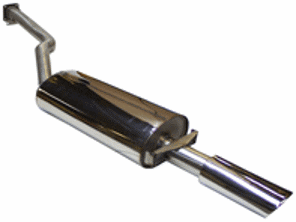 Auspuff Schalldämpfer / Schalldämpfer Heckbox. Porsche 924Turbo / 944Turbo - 92441S, 92.441S, 1620608500, 95111108301