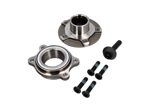 Wielnaaf met lager voor of achter. Porsche Macan 95B - PAC407613, 95B407625A, 8K0407613B, 8K0598625, 4H0498625, 4H0498625A, 4H0498625B, 4H0498625C, 4H0498625D, 4H0498625E, 4H0498625F, 8K0407625B, 9A740762501, 95B407625, 95B407625B, 4D0505445, WHT000237A, 8E0407643A