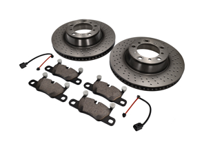 Ensemble plaquettes et disques de frein arrière pour Porsche 991 S 3.8L - 99135294904, 99635240502, 99635240602, 99635240X02BRE, 99635240X02, 99135294904BRE, 99160918300, 90026904701, 9A700758500, 97035295900
