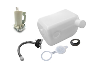 Scheibenwaschflaschen-Set. Porsche 911 / 912 - 90162872026, 90162818300, 91162816700, 90162873023, 92862807401