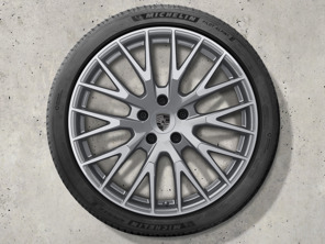 Jantes alliage 21" Panamera Exclusive Design et pneus hiver Porsche d'origine - 976044600H