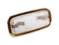 Interior Lamp / Light with Brass Frame. Porsche 911 / 964 / 993 / 356C Coupe Models - 90163210128, 90163210129 - 1695700900