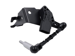 Niveausensor für Vorderradaufhängung mit Gestänge. Porsche 9YA Cayenne - PAB94128601, PAB94128600, PAB94128501, PAB94128500 - J14H, J22H