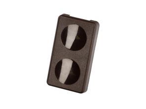 Fensterschalter, braun. Porsche 924 / 944 - 47795962201C, 47795962289S - URO-002894, URO-002895