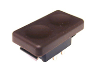 Window switch, Brown. Porsche 924 / 944 - 47795962201C, 47795962289S - URO-002894, URO-002895