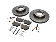 VORDERRAD-Bremsbeläge und Bremsscheibenpaket. Porsche 987 Boxster S / Cayman S - 99635140501, 99635140601, 99735193906