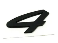 4 - Schwarzes Abzeichen. Porsche 964 / 993 - 9645592410070C, 964.559.241.00.70C, 96455924100, 964.559.241.00