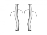 Exhaust catalytic converter bypass tubes Porsche Cayenne turbo - 04090571307