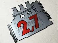 Heckscheibenaufkleber 2.7L Motor für Porsche 911 - 91170110200