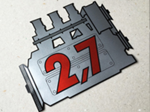 Autocollant Lunette Arrière Moteur 2.7L pour Porsche 911 - 91170110200