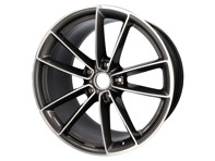 Cerchio posteriore in lega Carrera Classic da 21", in Titanio. Porsche 992.1 Carrera - 992601025HOC6, 992601025JOC6, 992601025BCOC6