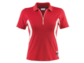 Porsche Women's golf polo shirt, Red - WAP74300S19